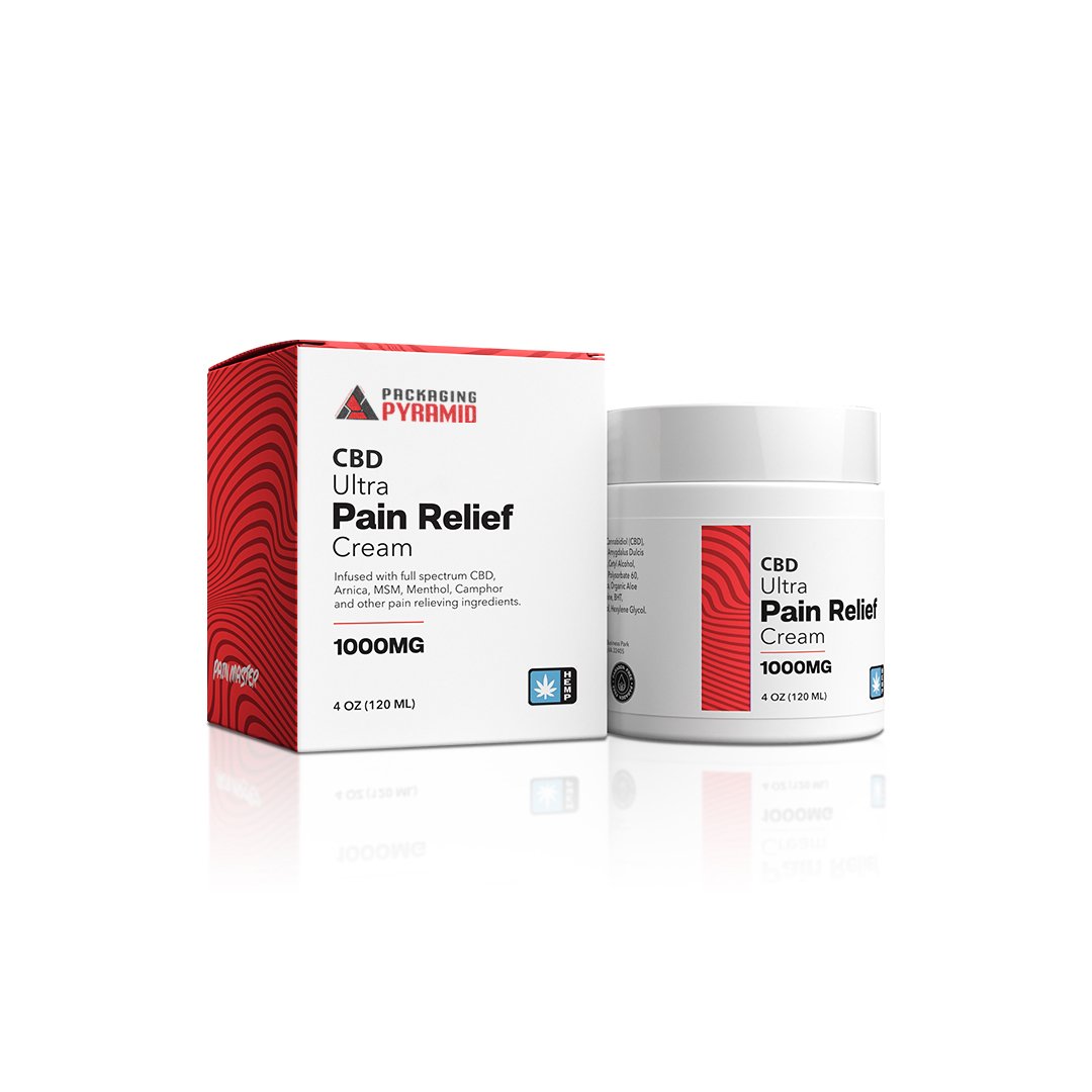 CBD Pain Relief Cream Boxes