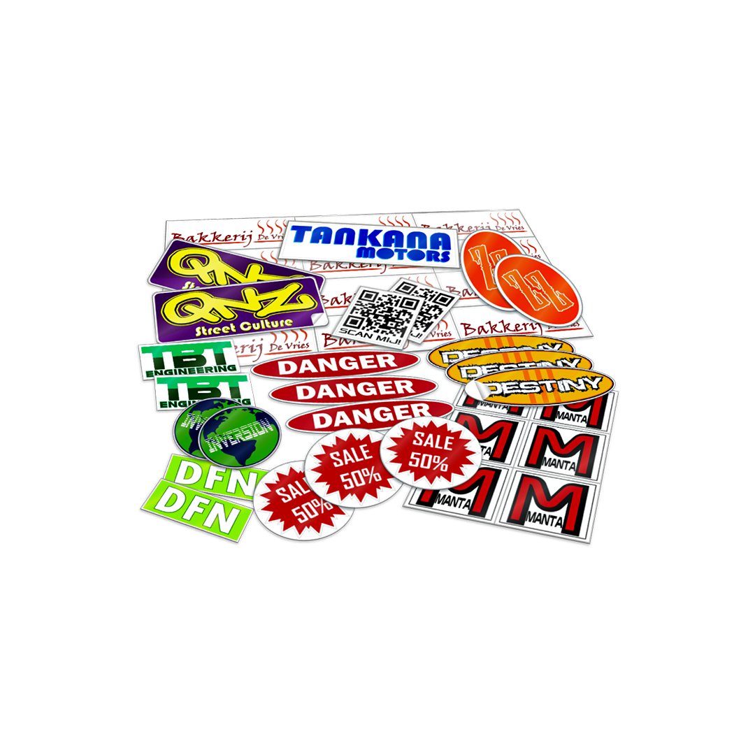 Custom Cut Static Clings
