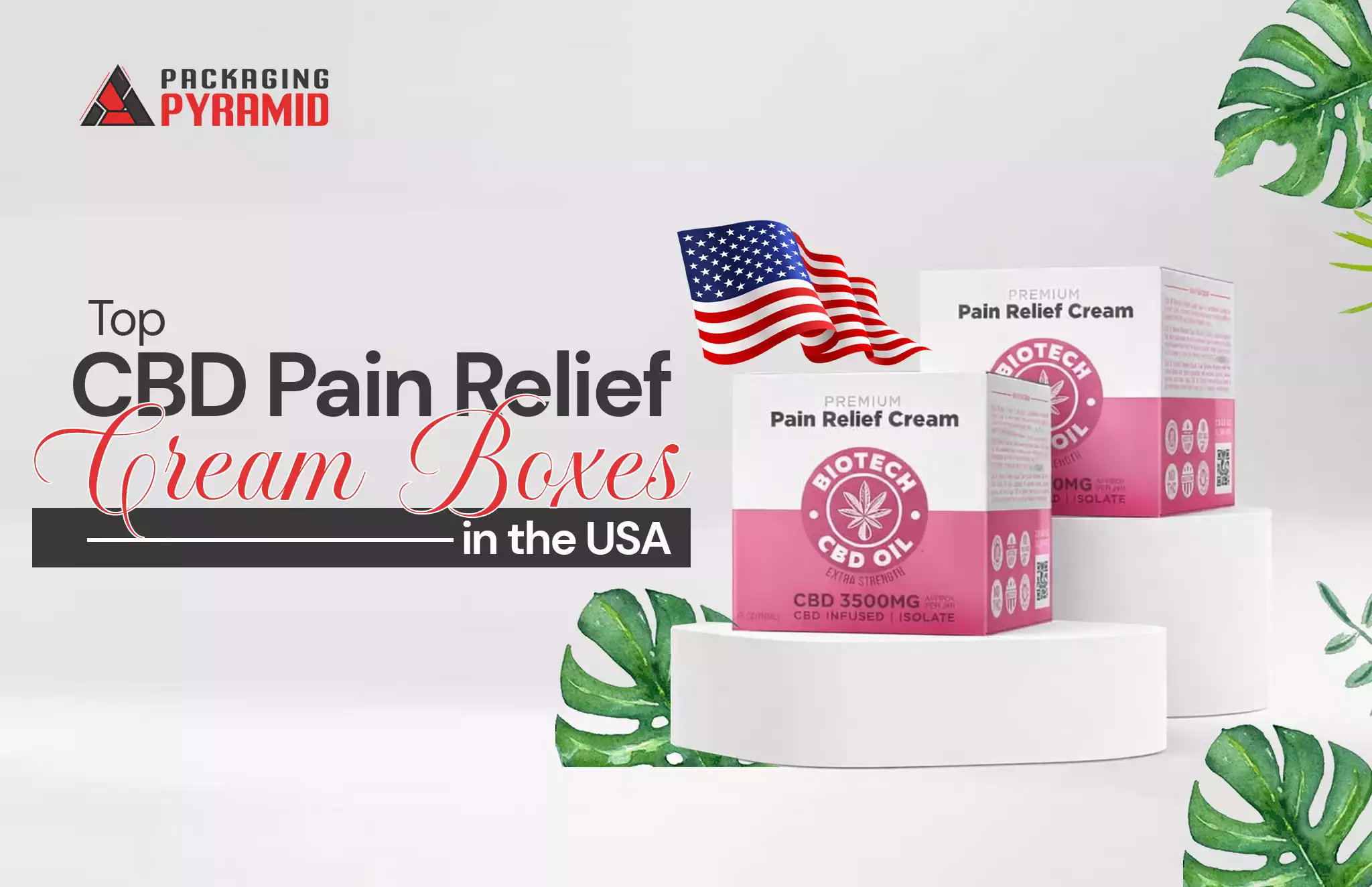Top CBD Pain Relief Cream Boxes in the USA