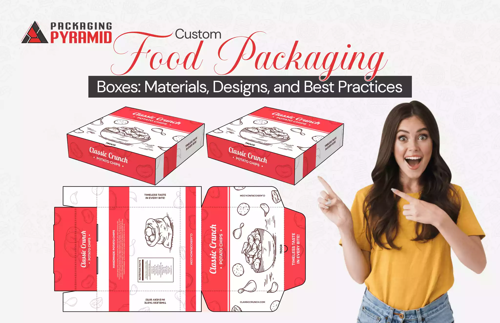 Custom Food Packaging Boxes: Materials, Designs, and Best Practices