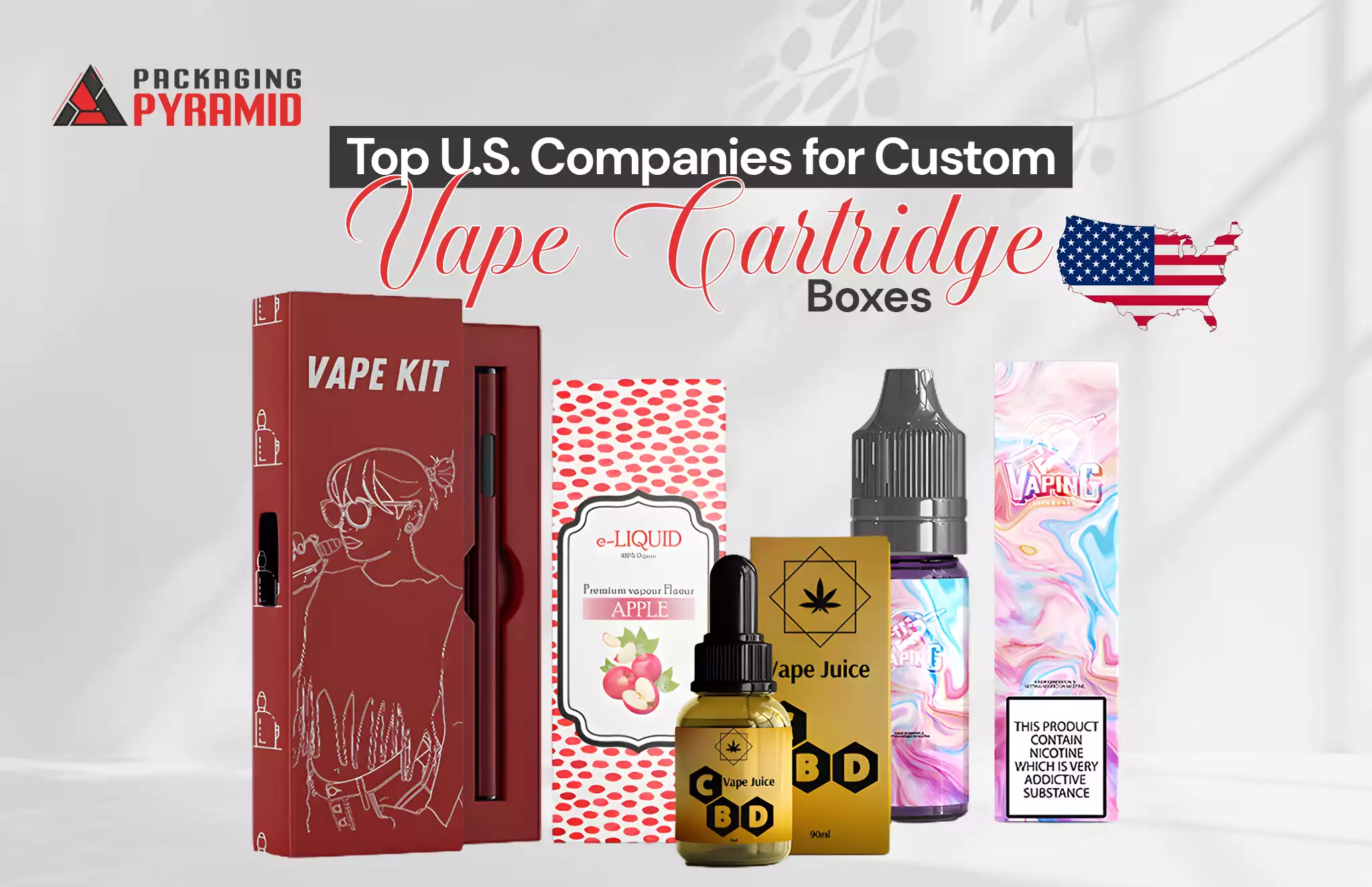 Top U.S. Companies for Custom Vape Cartridge Boxes