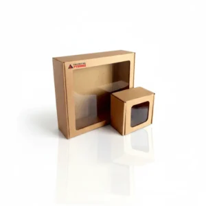 Custom Printed Kraft Window Boxes - Image 2